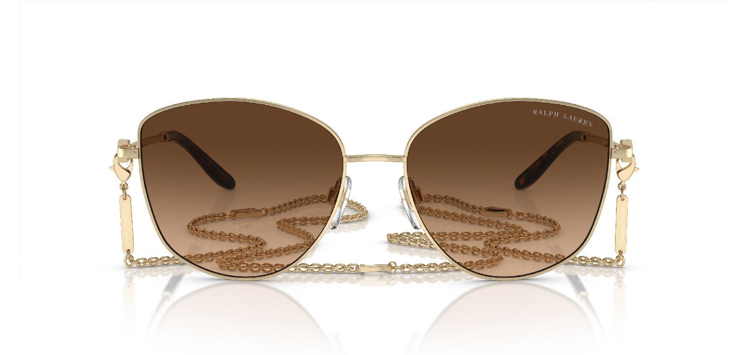 Ralph Lauren Rund Sonnenbrillen 0RL7079 Gold für Damen