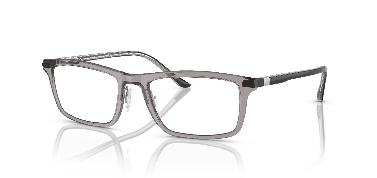 Philippe Starck Rechteckig Brillen 0SH2081 Grau für Herren