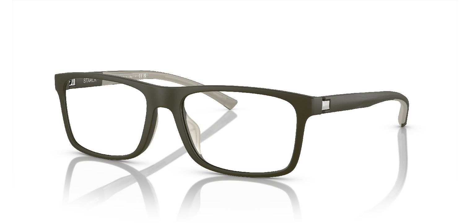 Philippe Starck Rectangle Eyeglasses 0SH3096 Green for Man