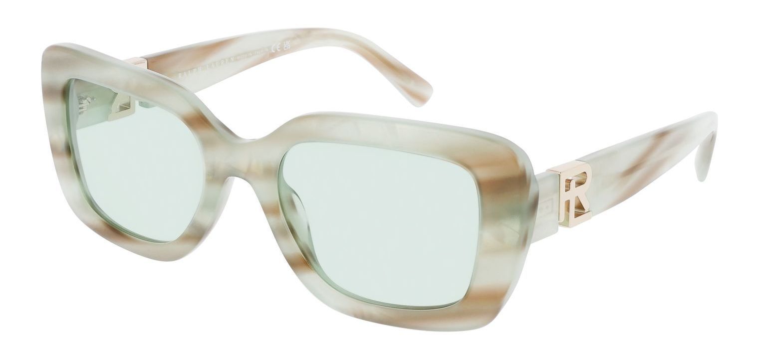 Lunettes de soleil Ralph Lauren Rectangle 0RL8217U Vert pour Femme