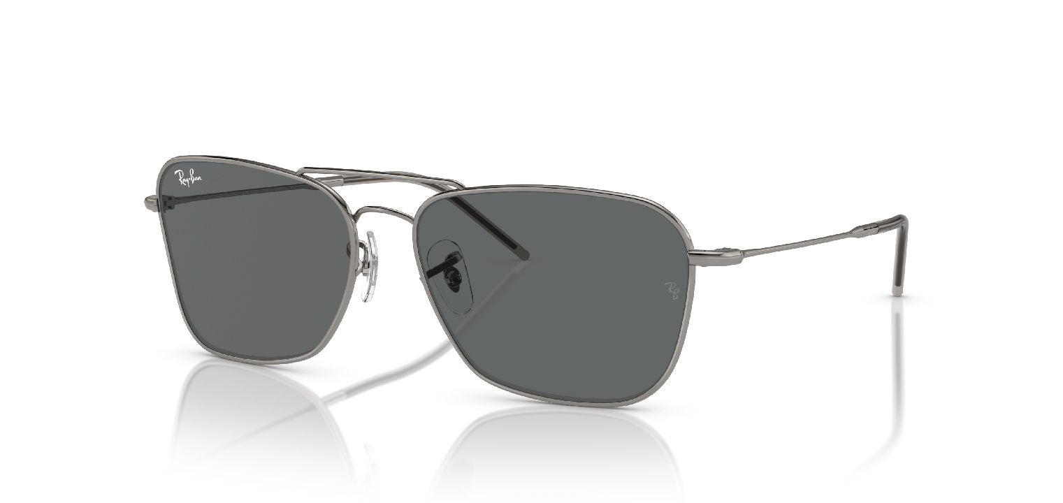 Ray-Ban Quadratisch Sonnenbrillen 0RBR0102S Grau für Damen/Herren