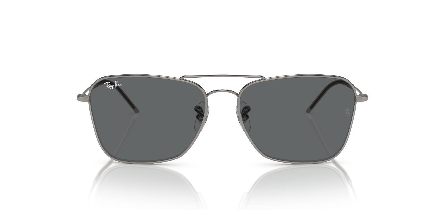 Ray-Ban Quadratisch Sonnenbrillen 0RBR0102S Grau für Damen/Herren