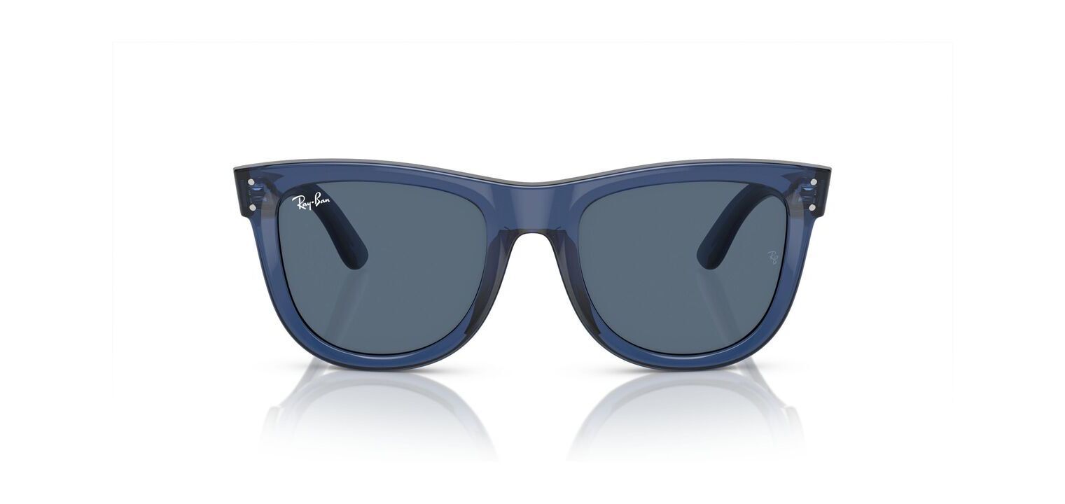 Ray-Ban Quadratisch Sonnenbrillen 0RBR0502S Blau für Herr-Dame
