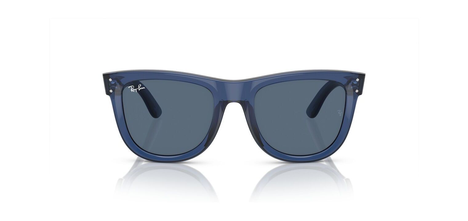 Lunettes de soleil Ray-Ban Wayfarer 0RBR0502S Bleu pour Homme-Femme