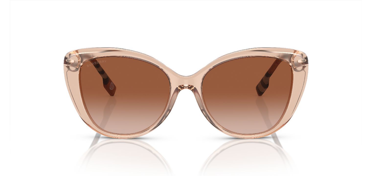 Lunettes de soleil Burberry Papillon 0BE4407 Orange pour Femme