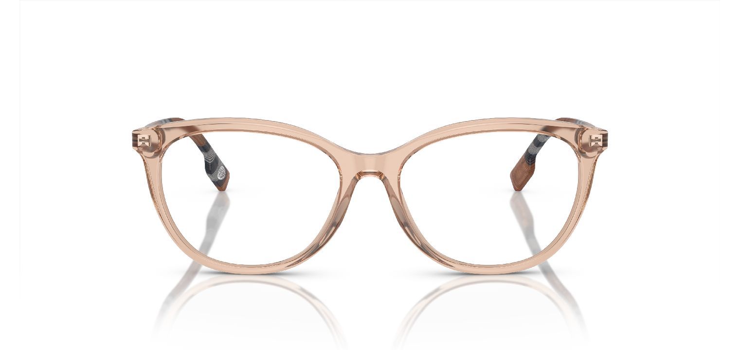 Lunettes de vue Burberry Ovale 0BE2389 Orange pour Femme