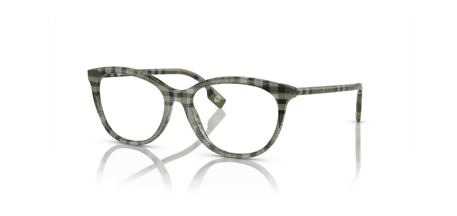 Lunettes de vue Burberry Fantaisie 0BE2389 Vert pour Femme