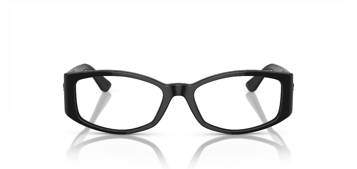 Versace Oval Eyeglasses 0VE3343 Black for Woman