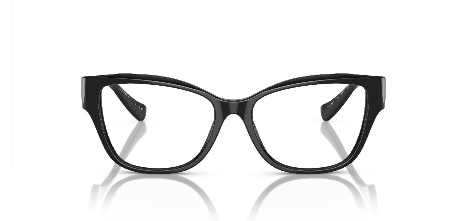 Versace Quadratisch Brillen 0VE3347 Schwarz für Damen