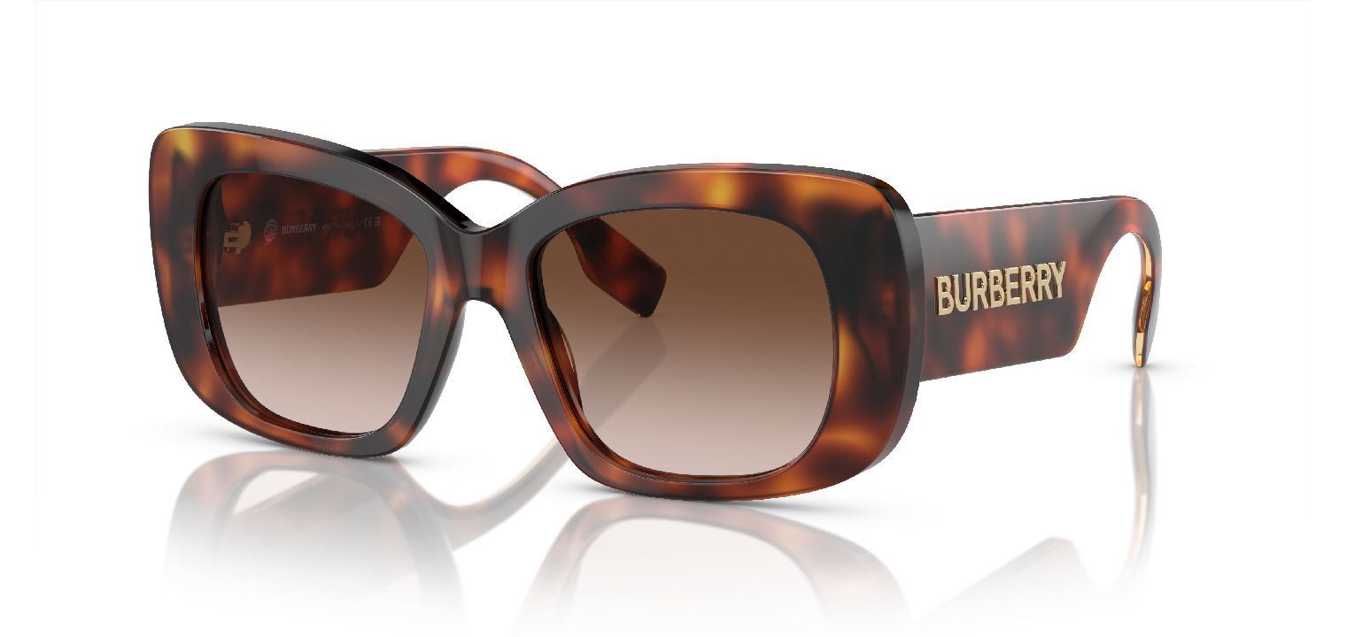 Burberry Quadratisch Sonnenbrillen 0BE4410 Schildpatt für Damen