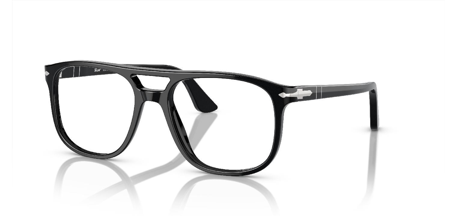 Persol Aviator Eyeglasses 0PO3329V Black for Man