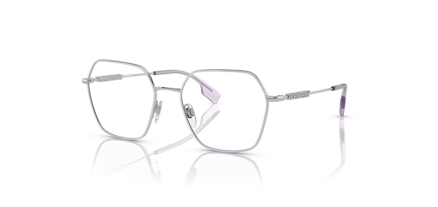 Burberry Quadratisch Brillen 0BE1381 Violett für Damen