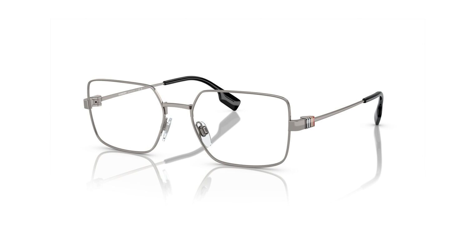Burberry Rechteckig Brillen 0BE1380 Grau für Herren