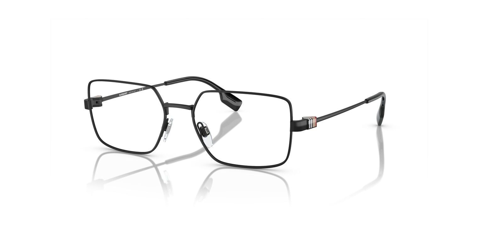 Burberry Rechteckig Brillen 0BE1380 Schwarz für Herr
