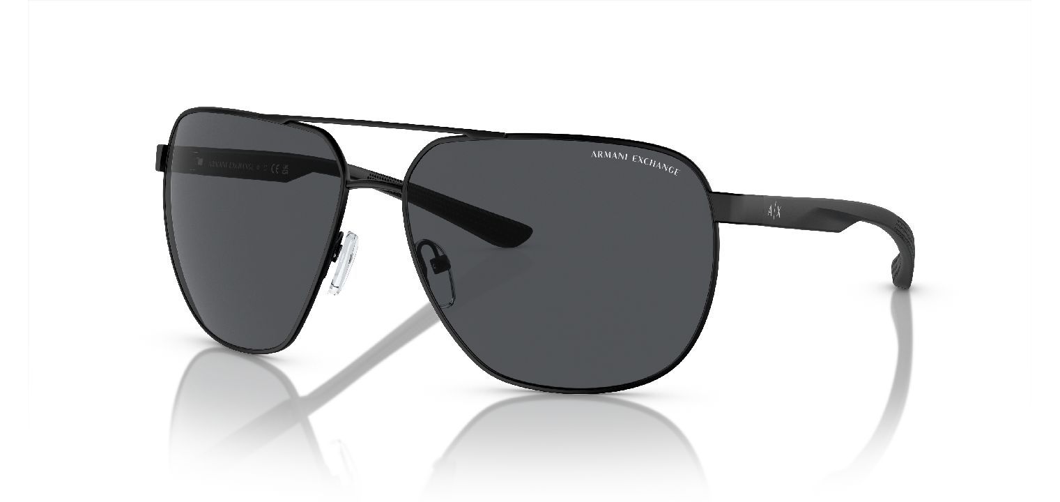 Armani Exchange Rund Sonnenbrillen 0AX2047S Schwarz für Herren