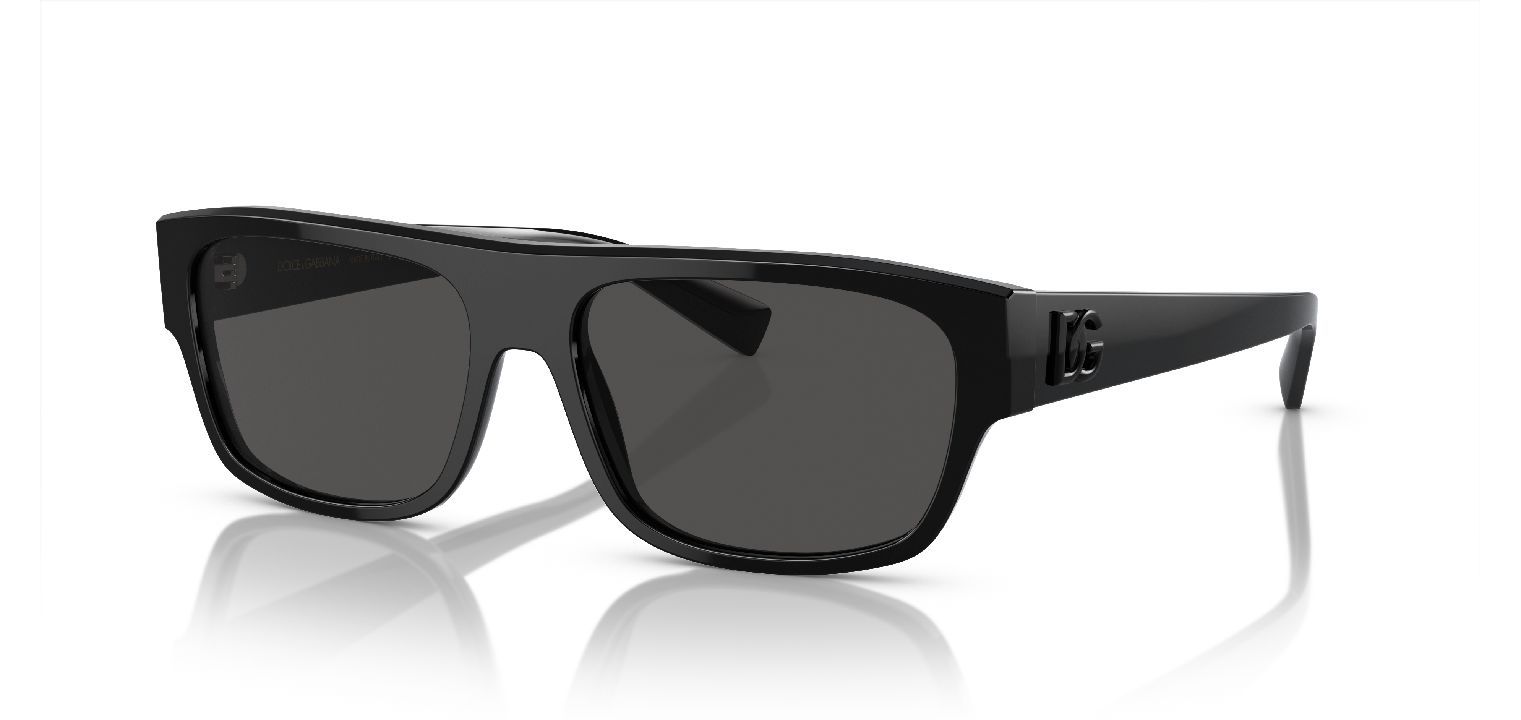 Dolce & Gabbana Rechteckig Sonnenbrillen 0DG4455 Schwarz für Herr