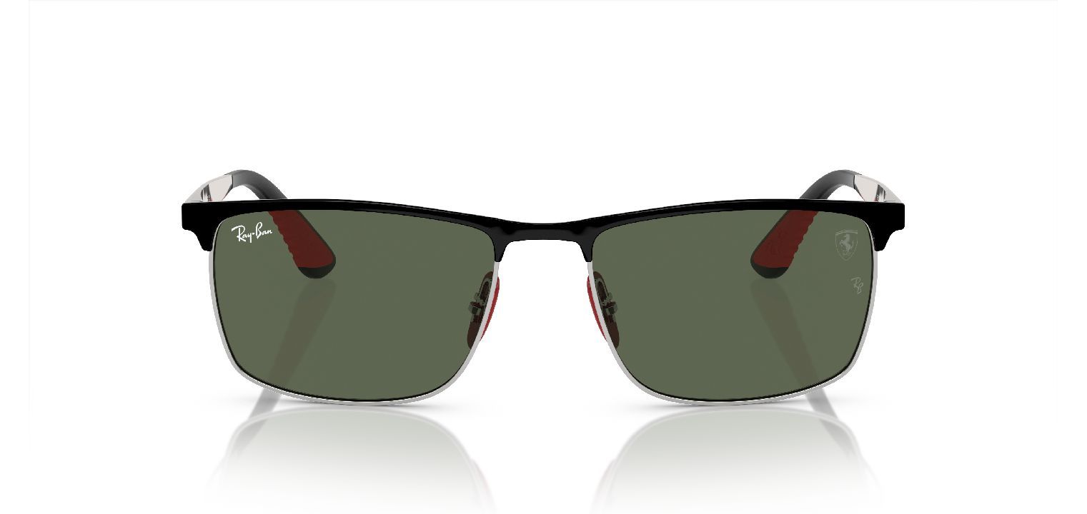 Ray-Ban Rechteckig Sonnenbrillen 0RB3726M Schwarz für Damen/Herren