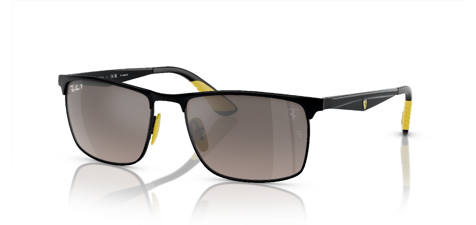 Ray-Ban Rechteckig Sonnenbrillen 0RB3726M Schwarz für Herr-Dame