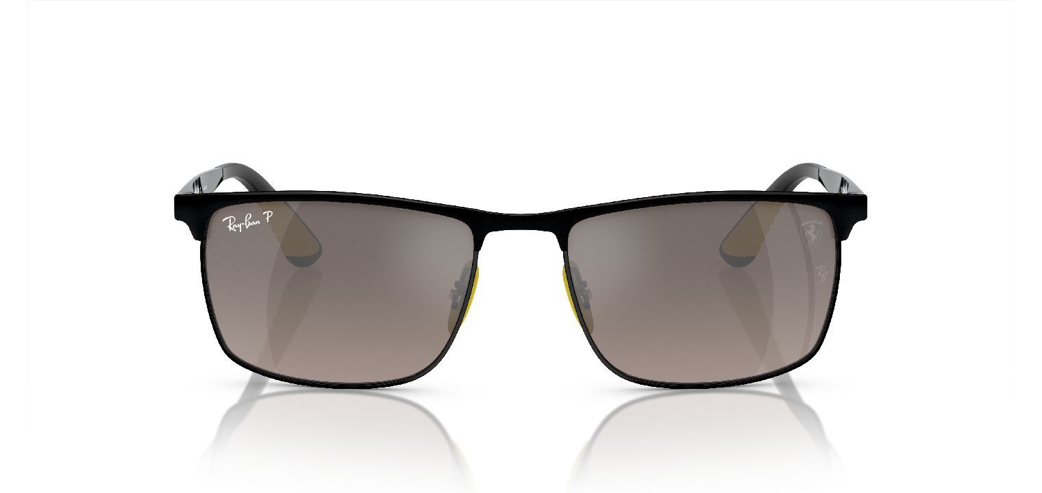 Ray-Ban Rechteckig Sonnenbrillen 0RB3726M Schwarz für Herr-Dame