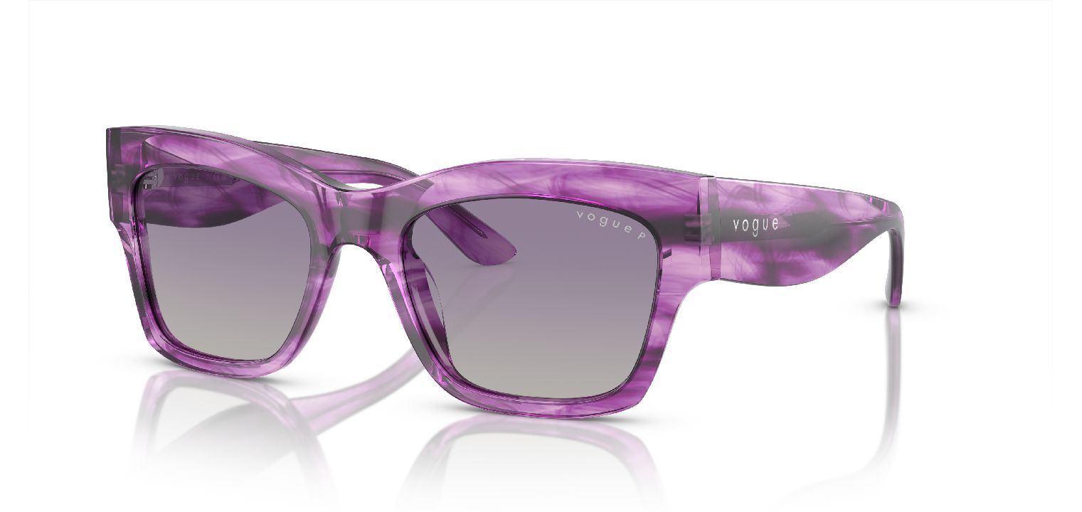 Lunettes de soleil Vogue Carré 0VO5524S Violet pour Femme