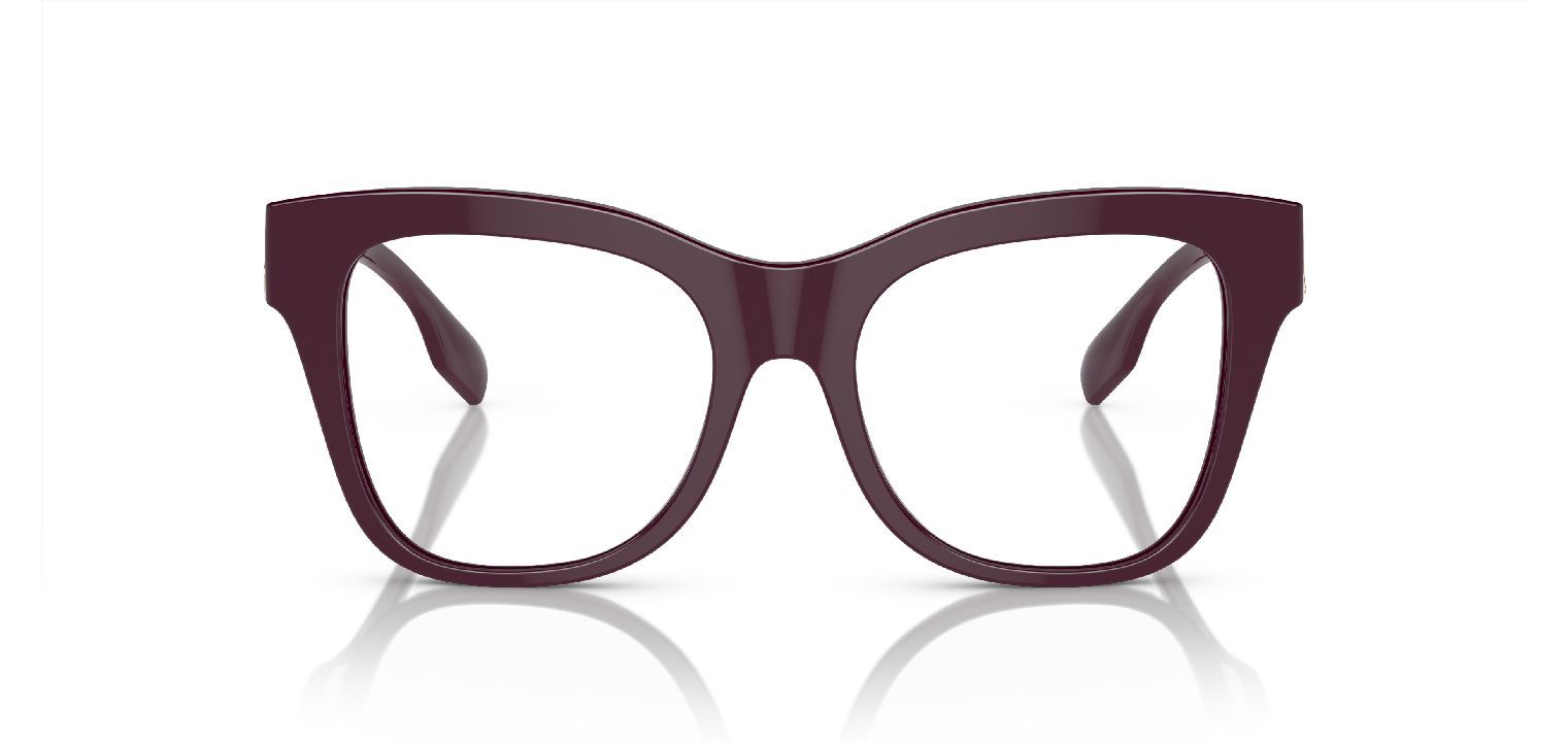 Lunettes de vue Burberry Carré 0BE2388 Rouge pour Femme