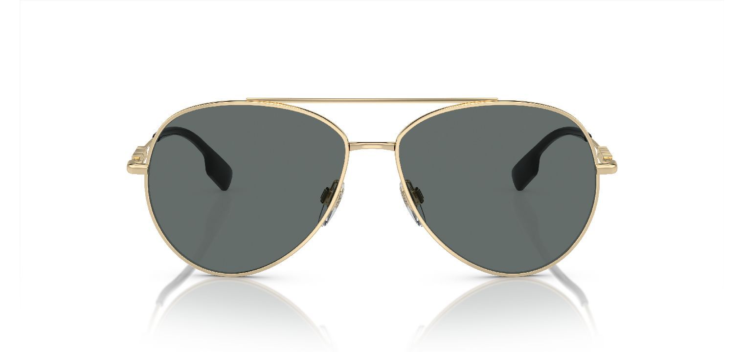 Burberry Pilot Sunglasses 0BE3147 Gold for Woman