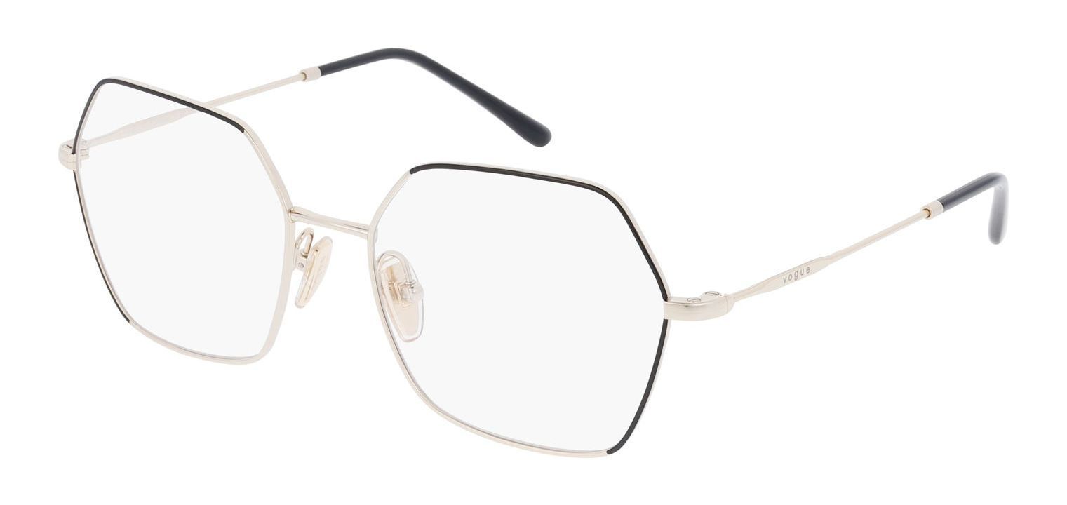 Vogue Sechseckig Brillen 0VO4297T Schwarz für Damen