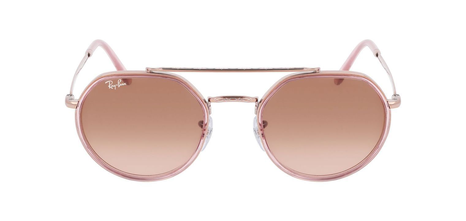 Pink round clearance ray ban sunglasses