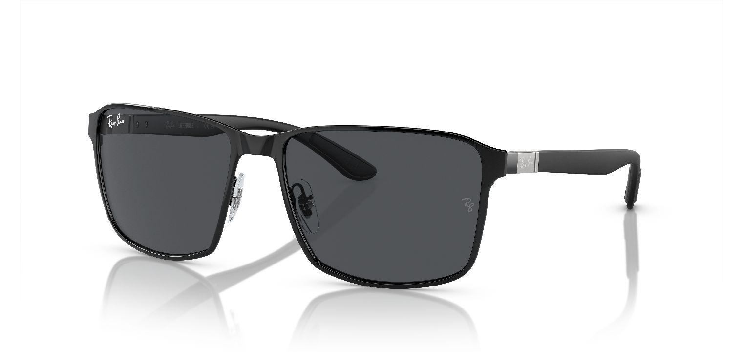 Ray-Ban Rectangle Sunglasses 0RB3721 Black for Unisex