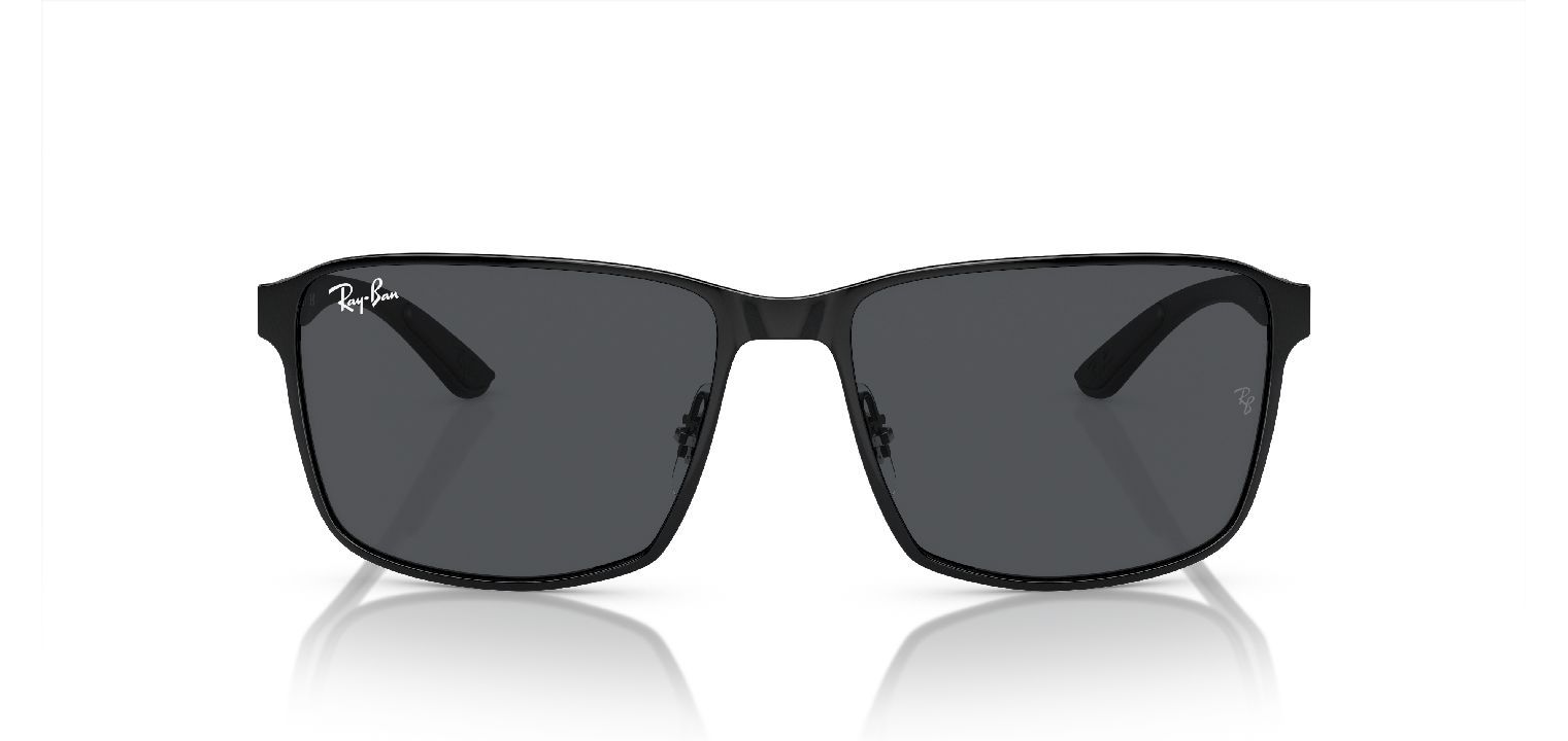 Ray-Ban Rectangle Sunglasses 0RB3721 Black for Unisex