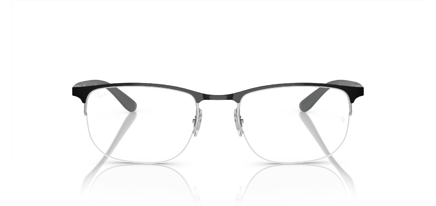 Ray-Ban Oval Eyeglasses 0RX6513 Black for Man