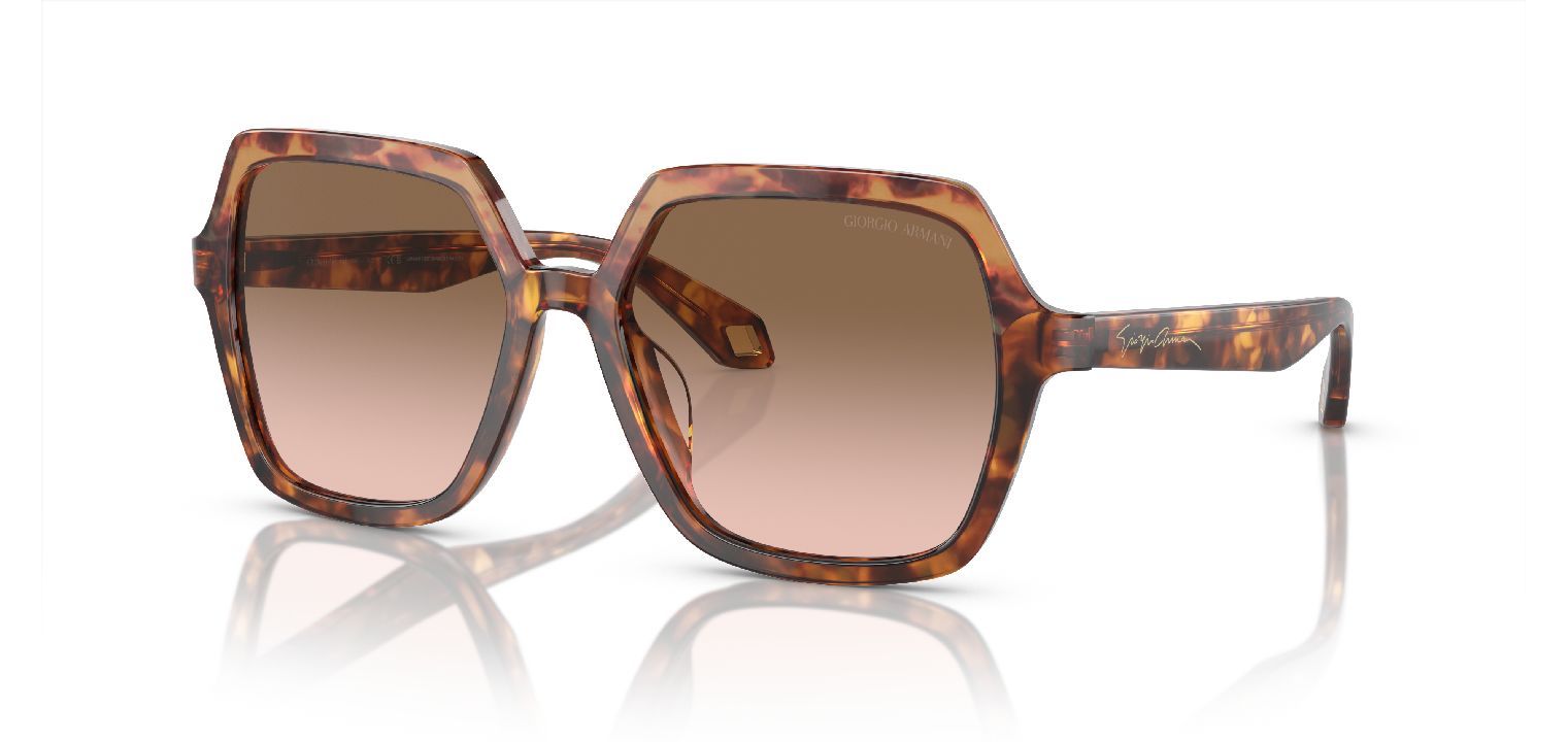 Lunettes de soleil Giorgio Armani Carré 0AR8193U Ecaille pour Femme