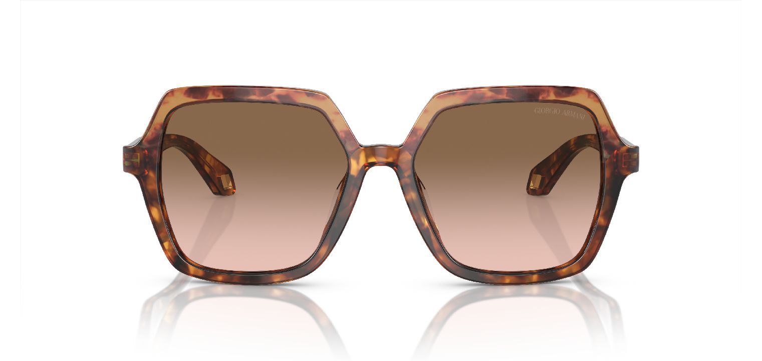 Lunettes de soleil Giorgio Armani Carré 0AR8193U Ecaille pour Femme