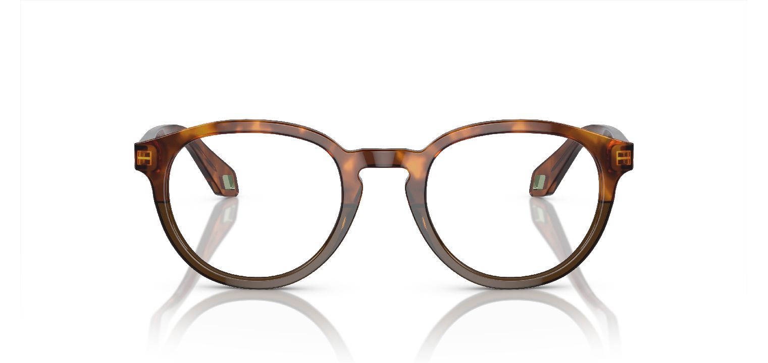 Giorgio Armani Rund Brillen 0AR7248 Grün für Herren