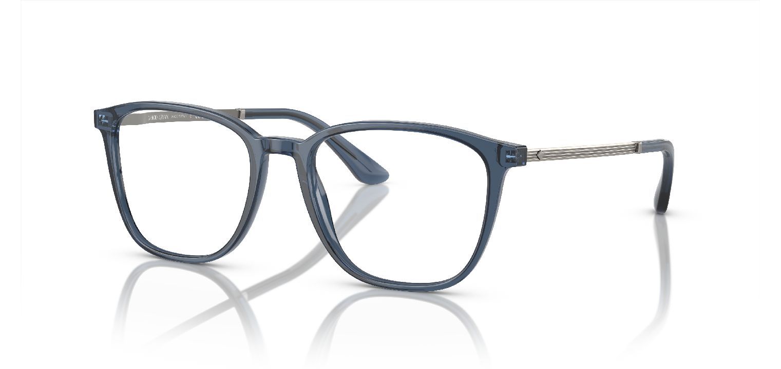 Giorgio Armani Quadratisch Brillen 0AR7250 Blau für Herren