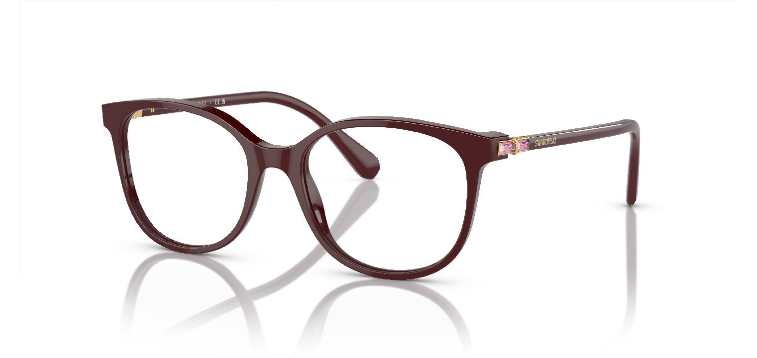 Lunettes de vue Swarovski Carré 0SK2002 Rouge pour Femme