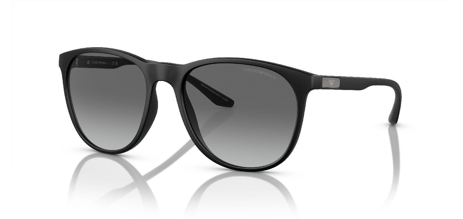 Emporio Armani Rund Sonnenbrillen 0EA4210 Schwarz für Herr