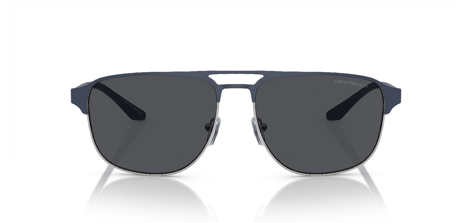 Emporio Armani Pilot Sonnenbrillen 0EA2144 Sillber für Herr