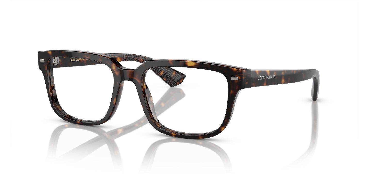 Lunettes de vue Dolce & Gabbana Carré 0DG3380 Ecaille pour Homme