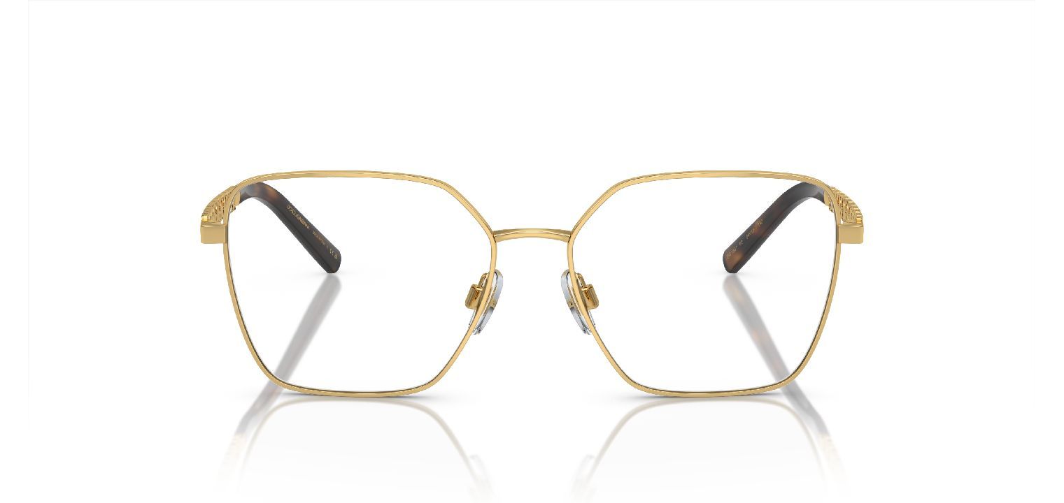 Dolce & Gabbana Quadratisch Brillen 0DG1351 Gold für Dame