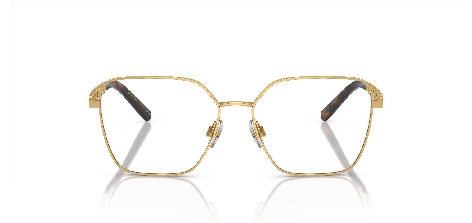 Lunettes de vue Dolce & Gabbana Carré 0DG1351 Doré pour Femme