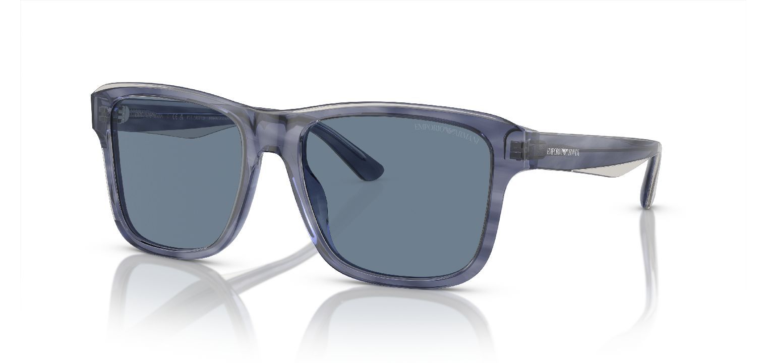 Lunettes de soleil Emporio Armani Carré 0EA4208 Gris pour Homme