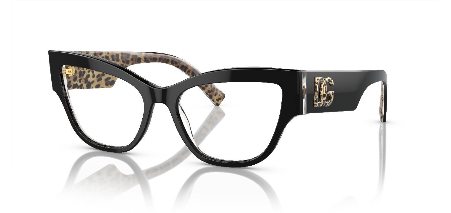 Lunettes de vue Dolce & Gabbana Papillon 0DG3378 Noir pour Femme