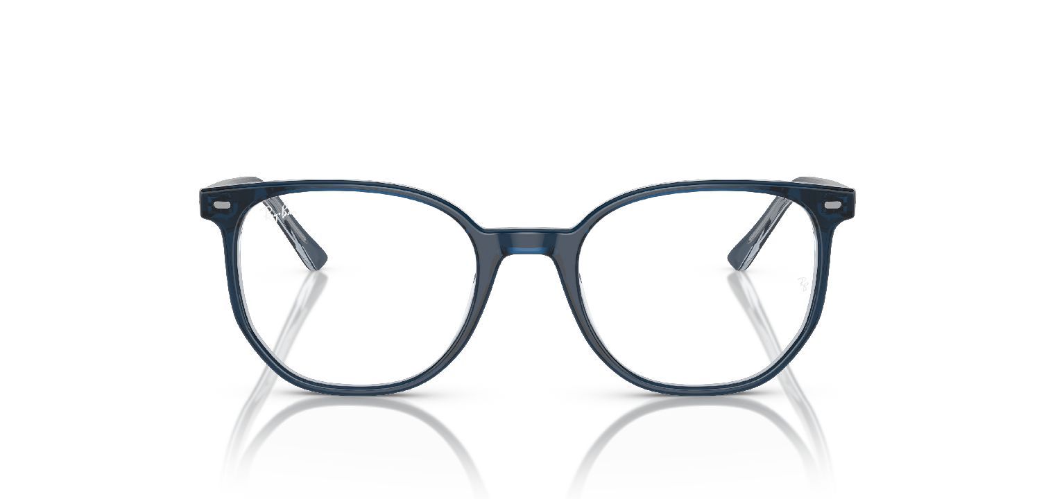 Ray-Ban Rechteckig Brillen 0RX5397 Blau für Herr-Dame