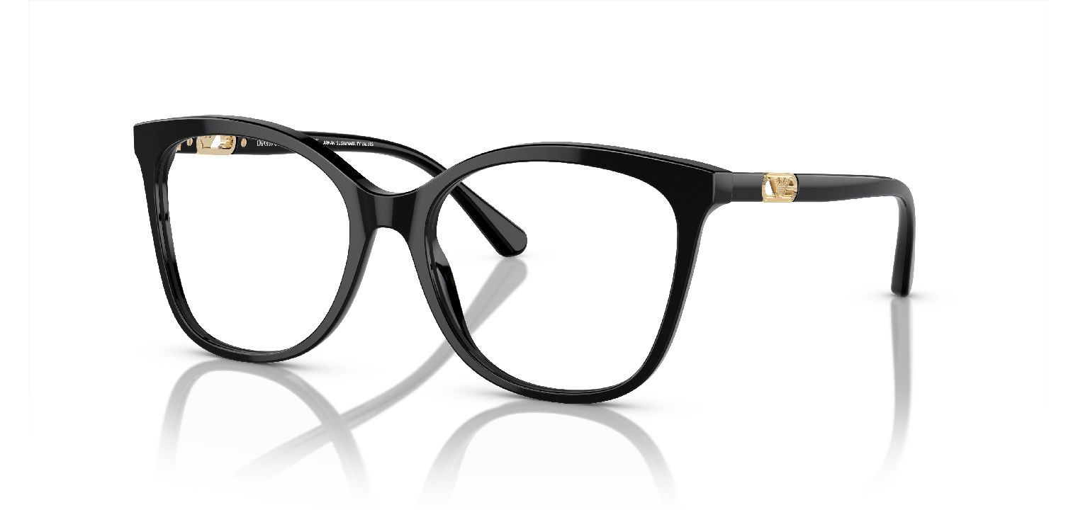 Emporio Armani Quadratisch Brillen 0EA3231 Schwarz für Dame