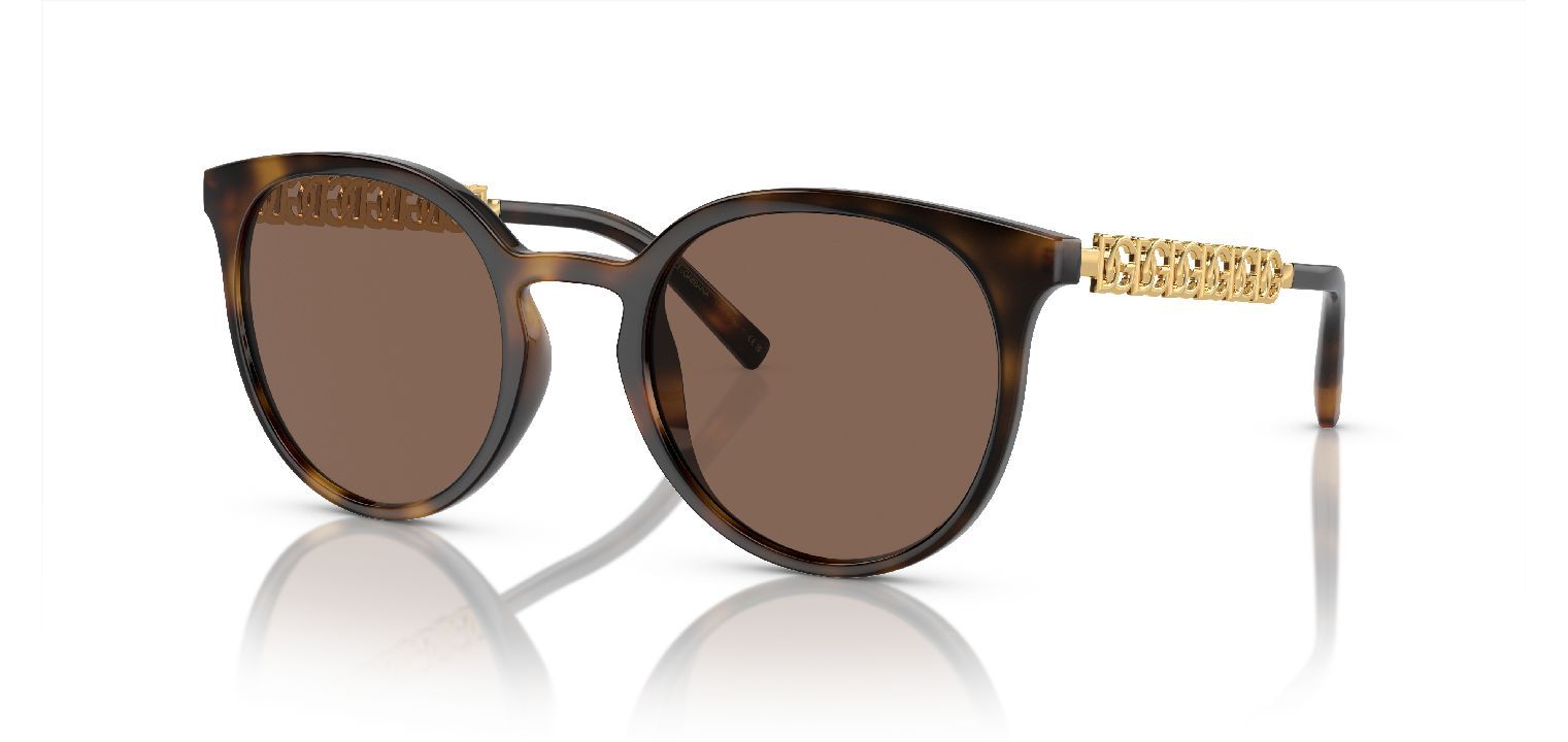 Lunettes de soleil Dolce & Gabbana Ronde 0DG6189U Ecaille pour Femme