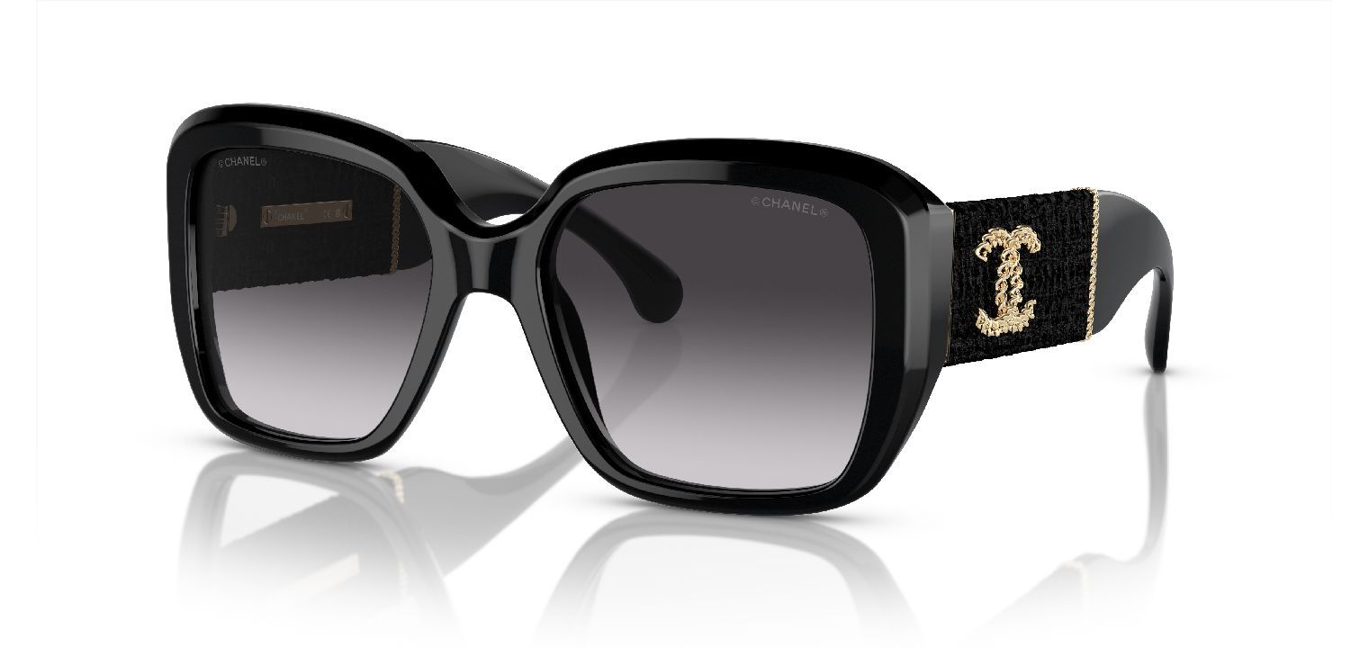 Lunettes de soleil Chanel Carre 0CH5512 Noir pour Femme Visilab