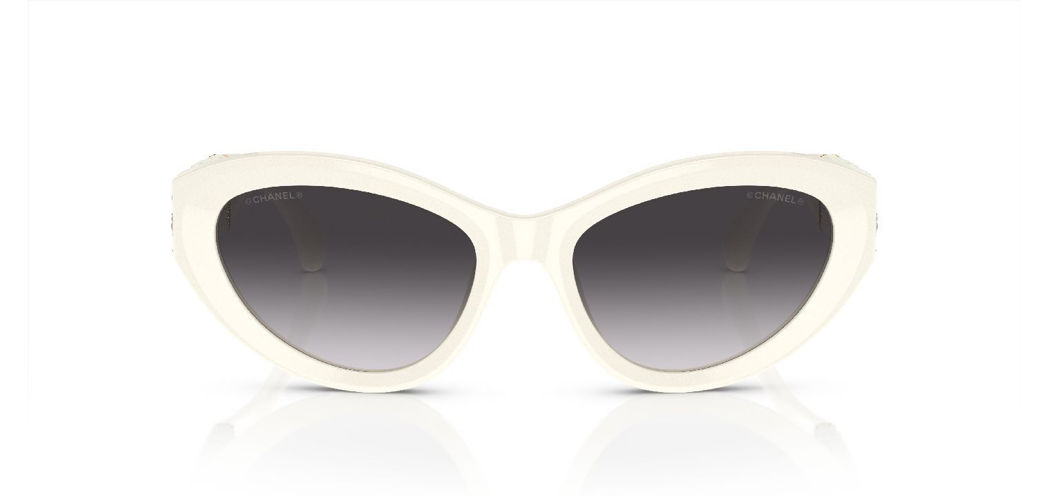 Chanel Cat Eye Sunglasses 0CH5513 White for Woman