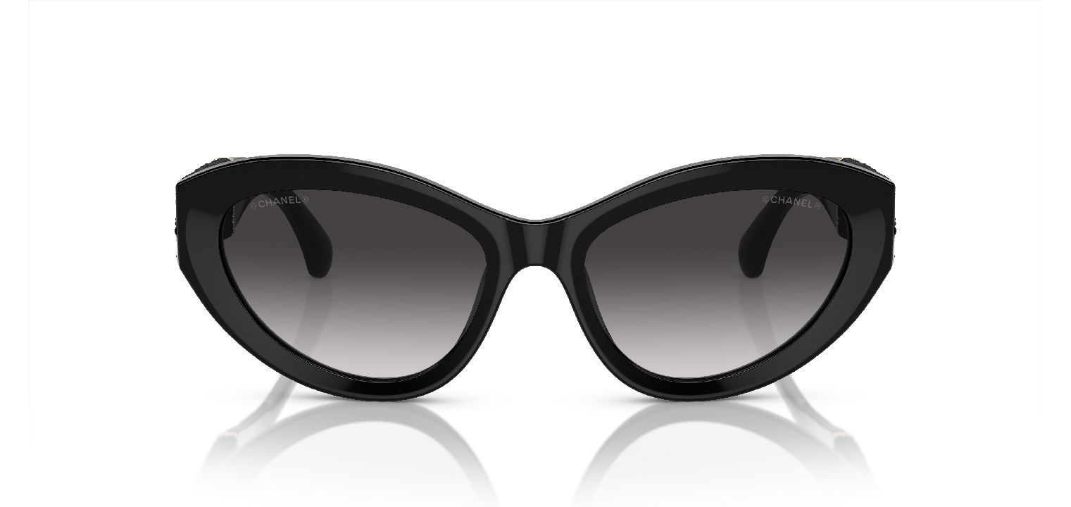 Chanel Cat Eye Sunglasses 0CH5513 Black for Woman