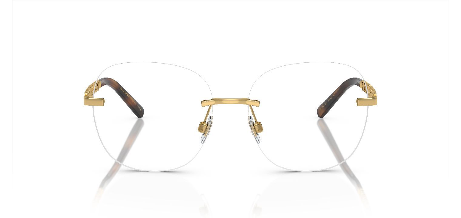 Dolce & Gabbana Rund Brillen 0DG1352 Gold für Dame